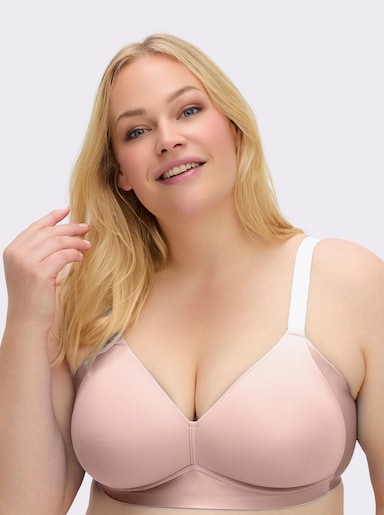 Naturana T-Shirt-BH ohne Bügel - hellrosé