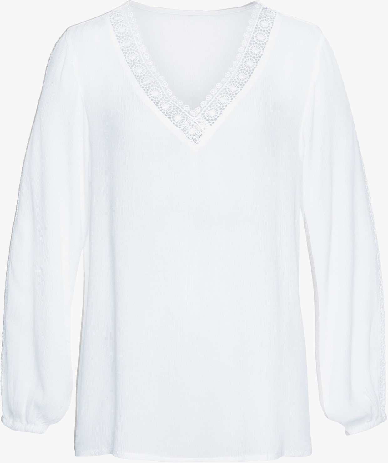 Vivance Blouse met plooien - wit