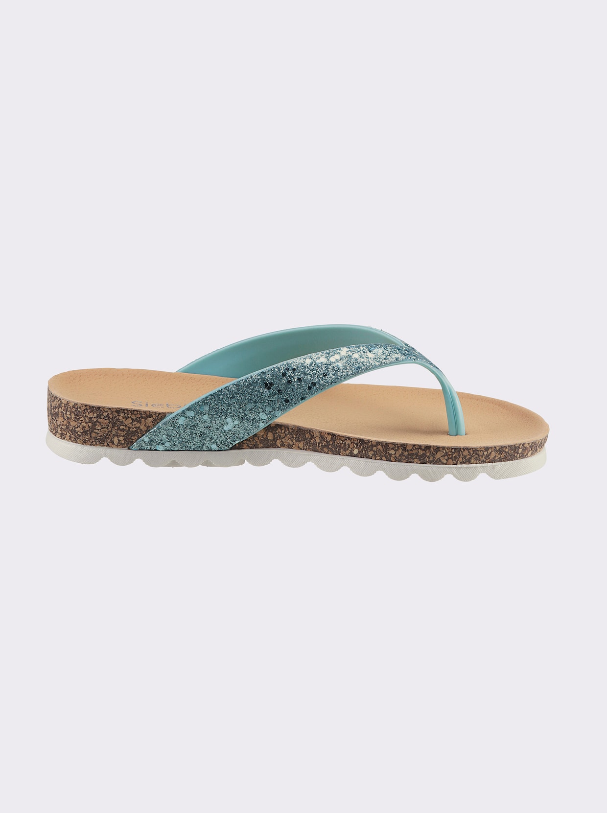 Badslippers - turquoise