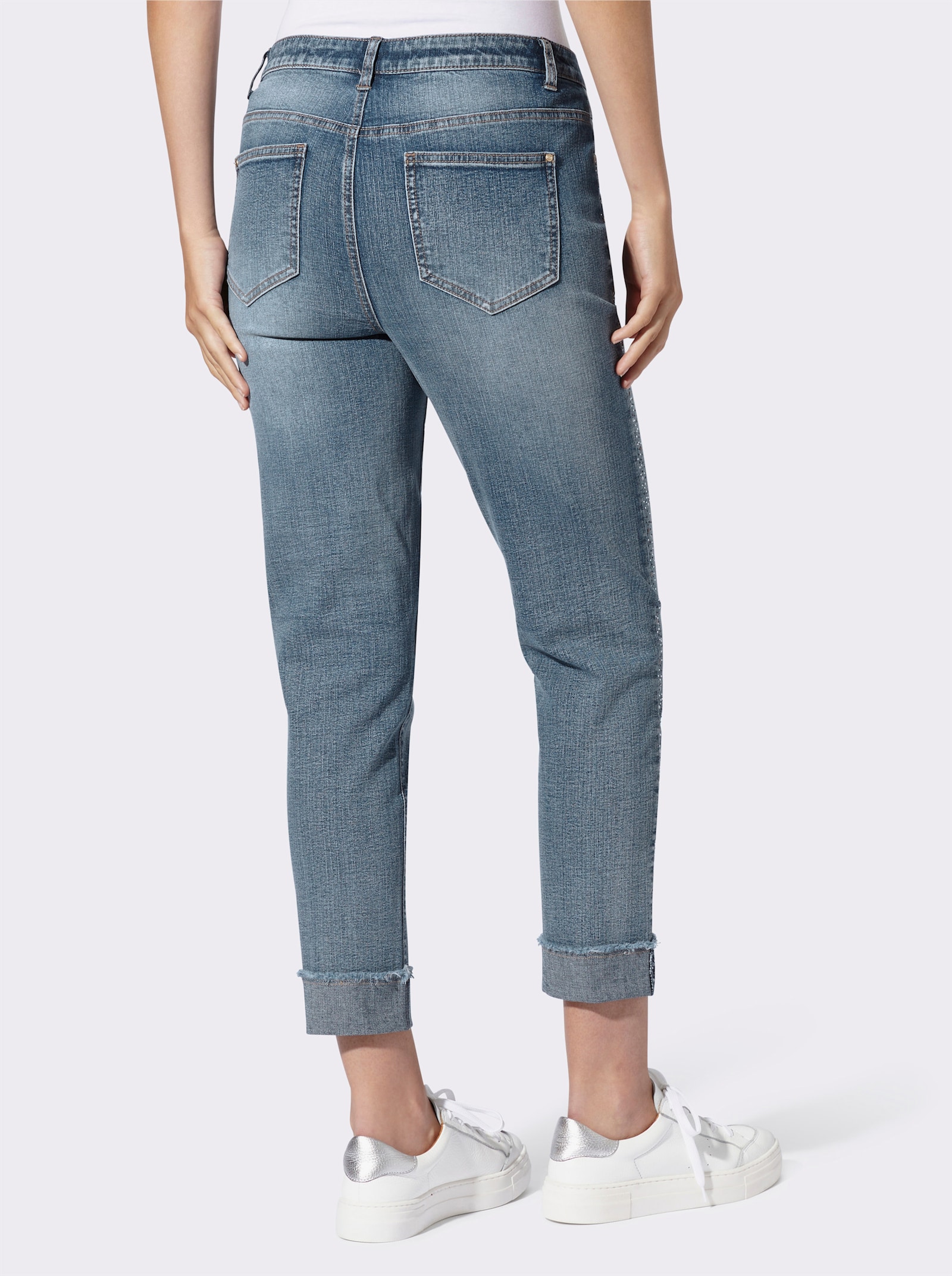 heine Jeans - blue-stone-washed