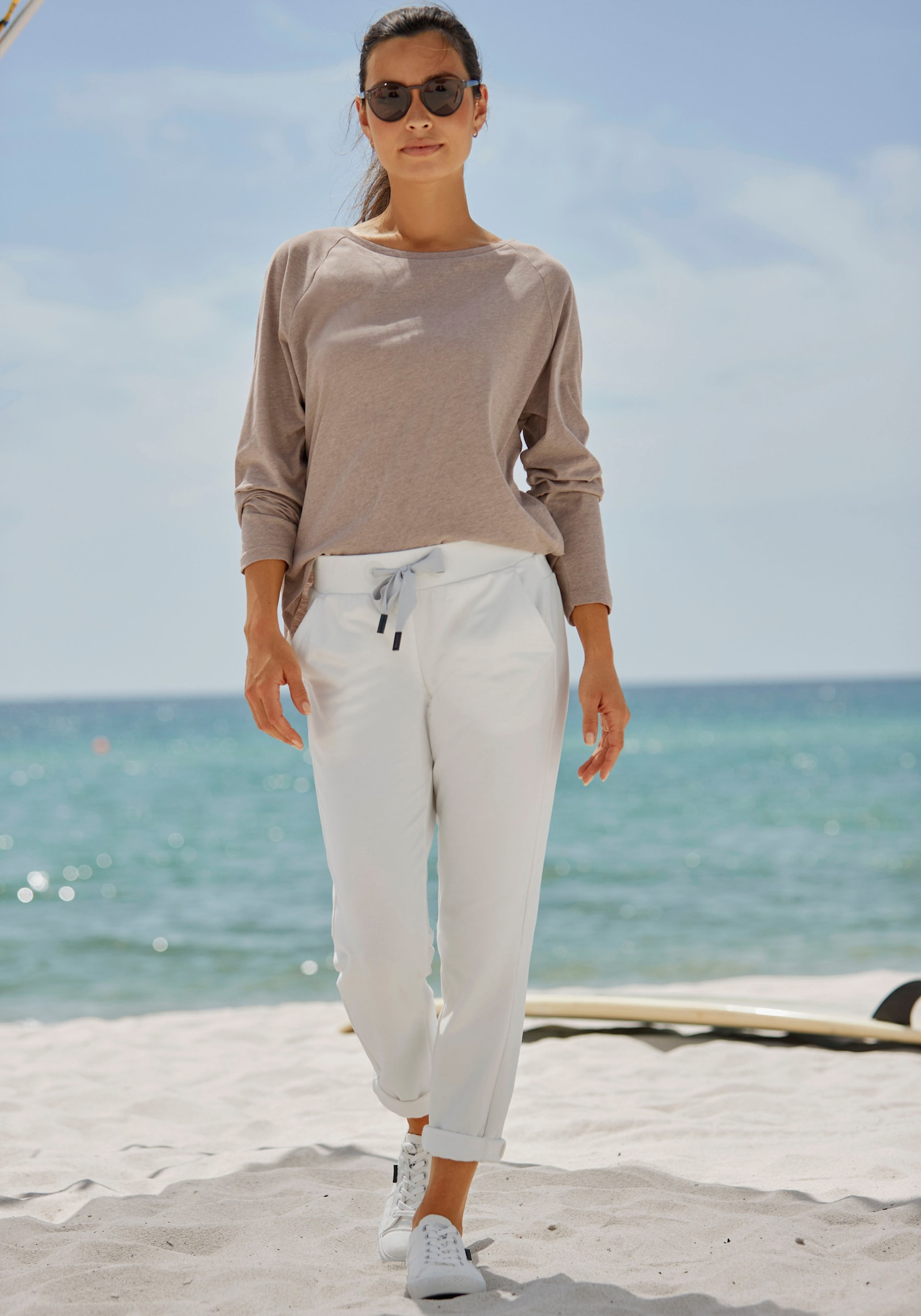 Elbsand Longsleeve - taupe