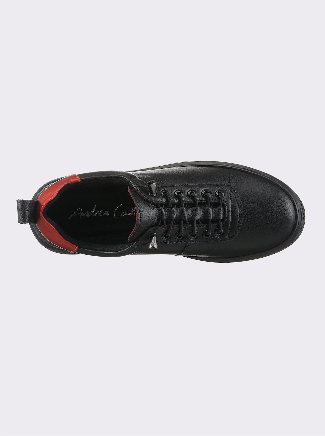Andrea Conti Sneaker - zwart/rood