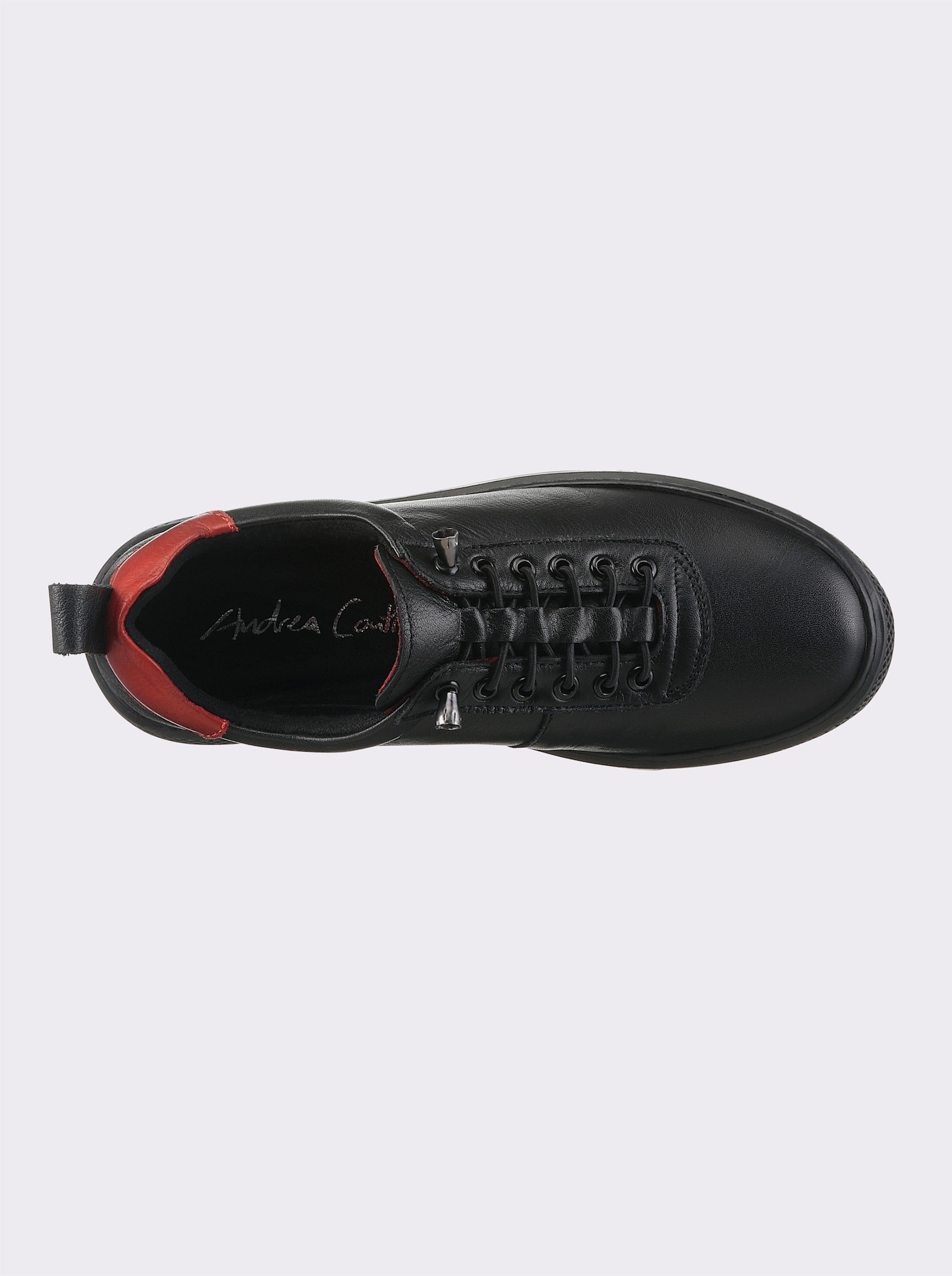 Andrea Conti Sneaker - schwarz-rot