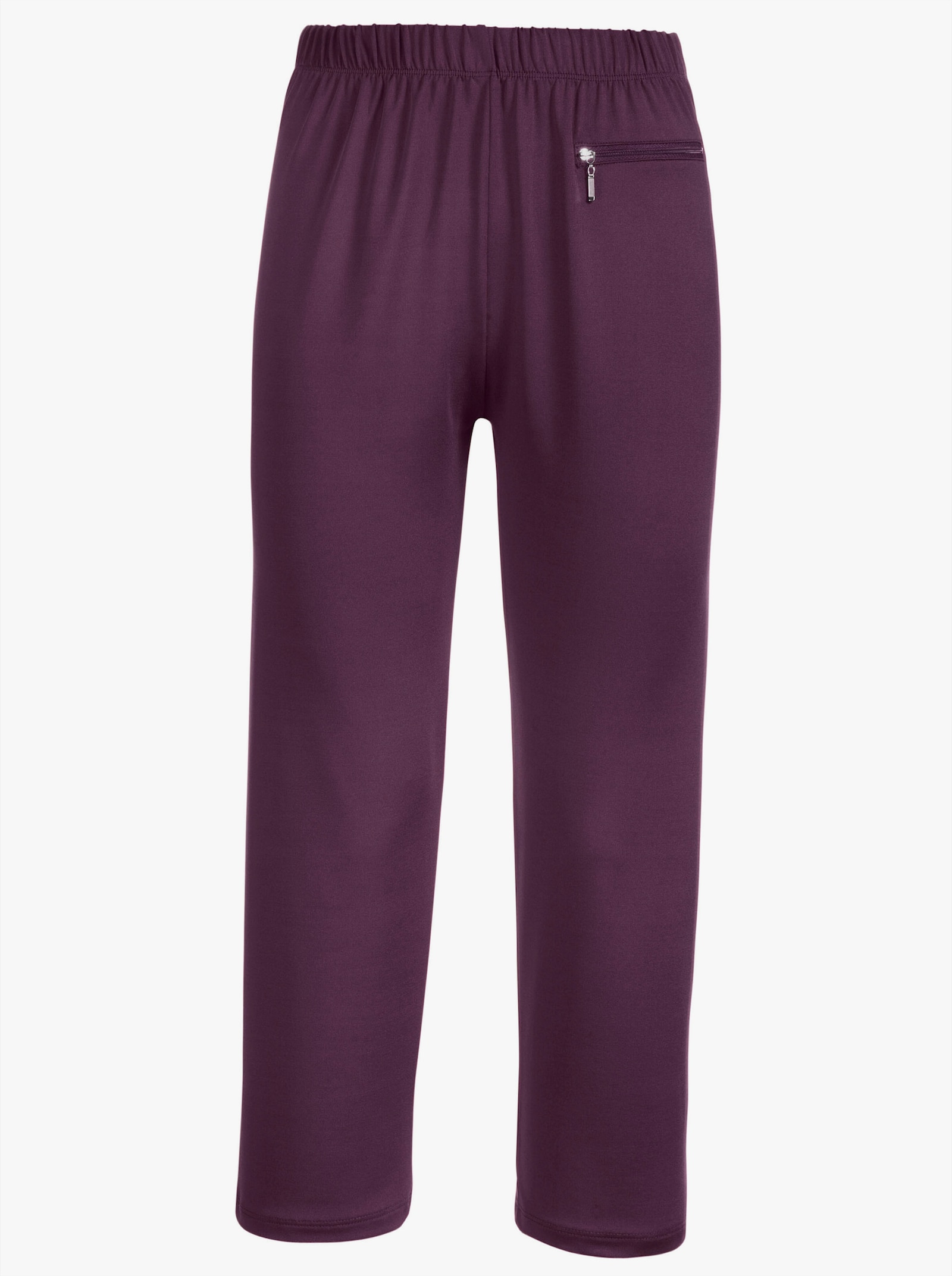 Freizeithose in Microfaser-Qualität - pflaume