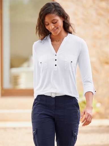 heine Shirtbluse - weiß