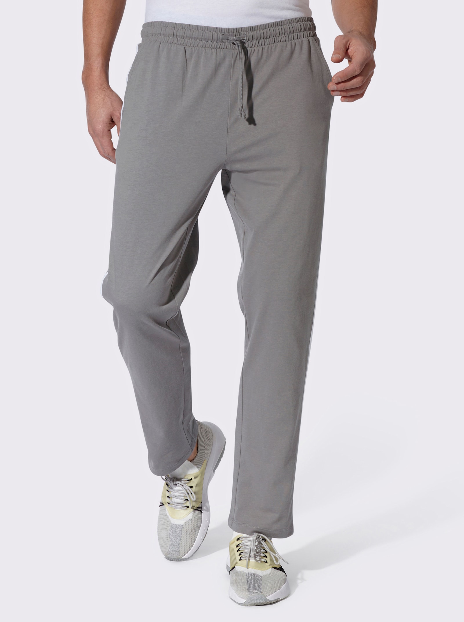 Freizeithose im Doppelpack - schwarz + grau