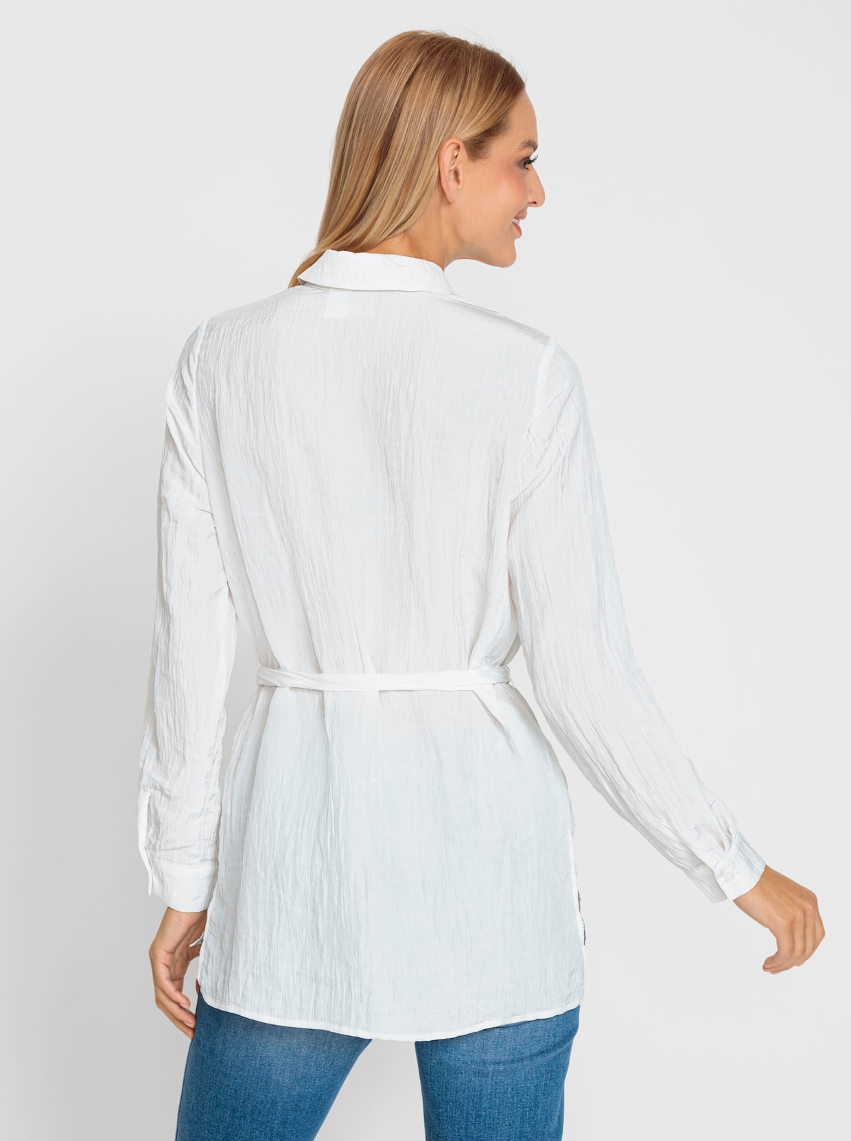 heine Blouse met lange mouwen - ecru