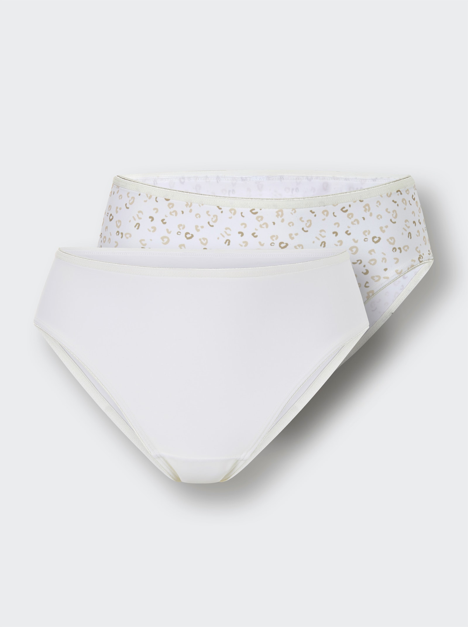 wäschepur Jazzpants - ecru geprint + ecru