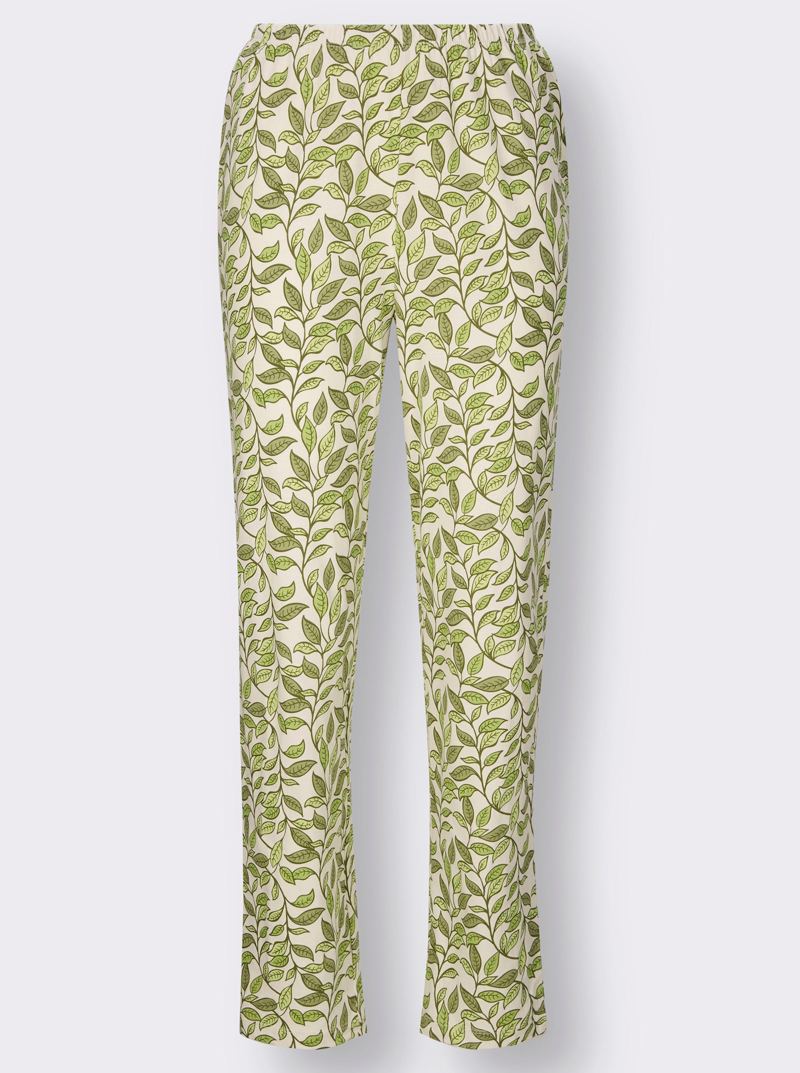 wäschepur Schlafanzüge in Single-Jersey-Qualität - kiwi + gelb