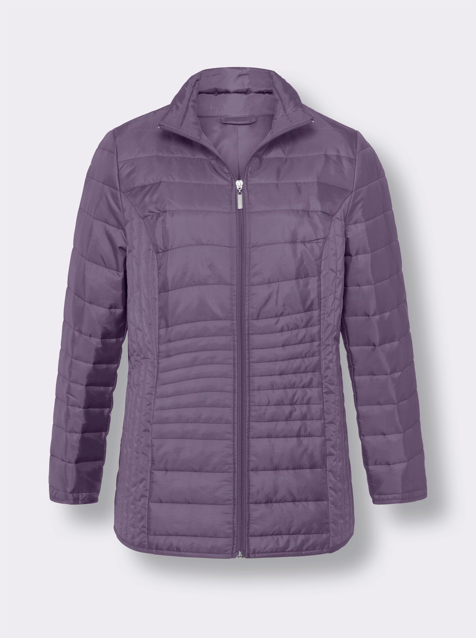 Steppjacke mit vertikalem Muster - feige