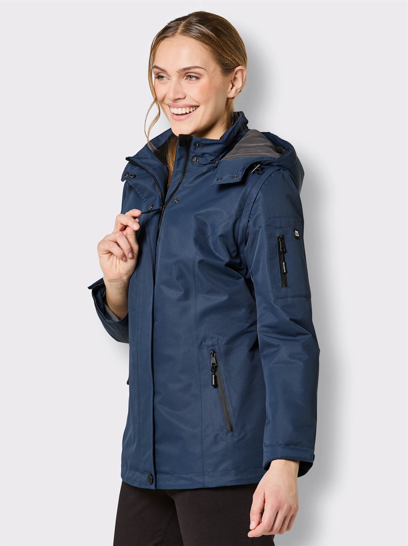 Catamaran Sports Funktionsjacke mit abzippbaren Ärmeln - dunkelblau