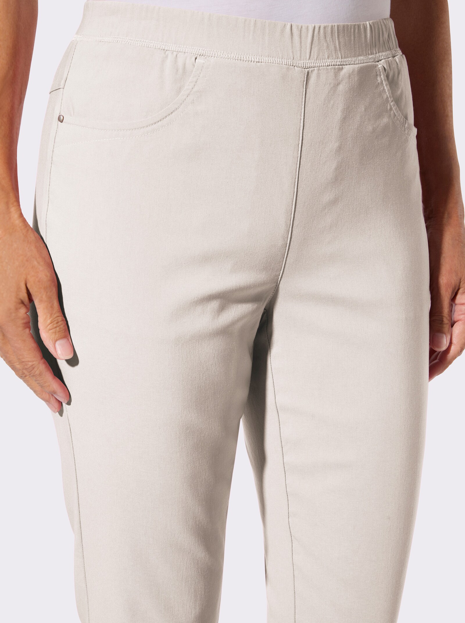 Bengalinhose in Schlupfform - weiß