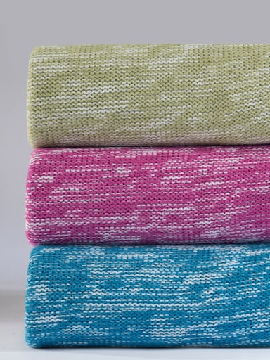 Langarm-Pullover aus Melange-Strick - topas-meliert