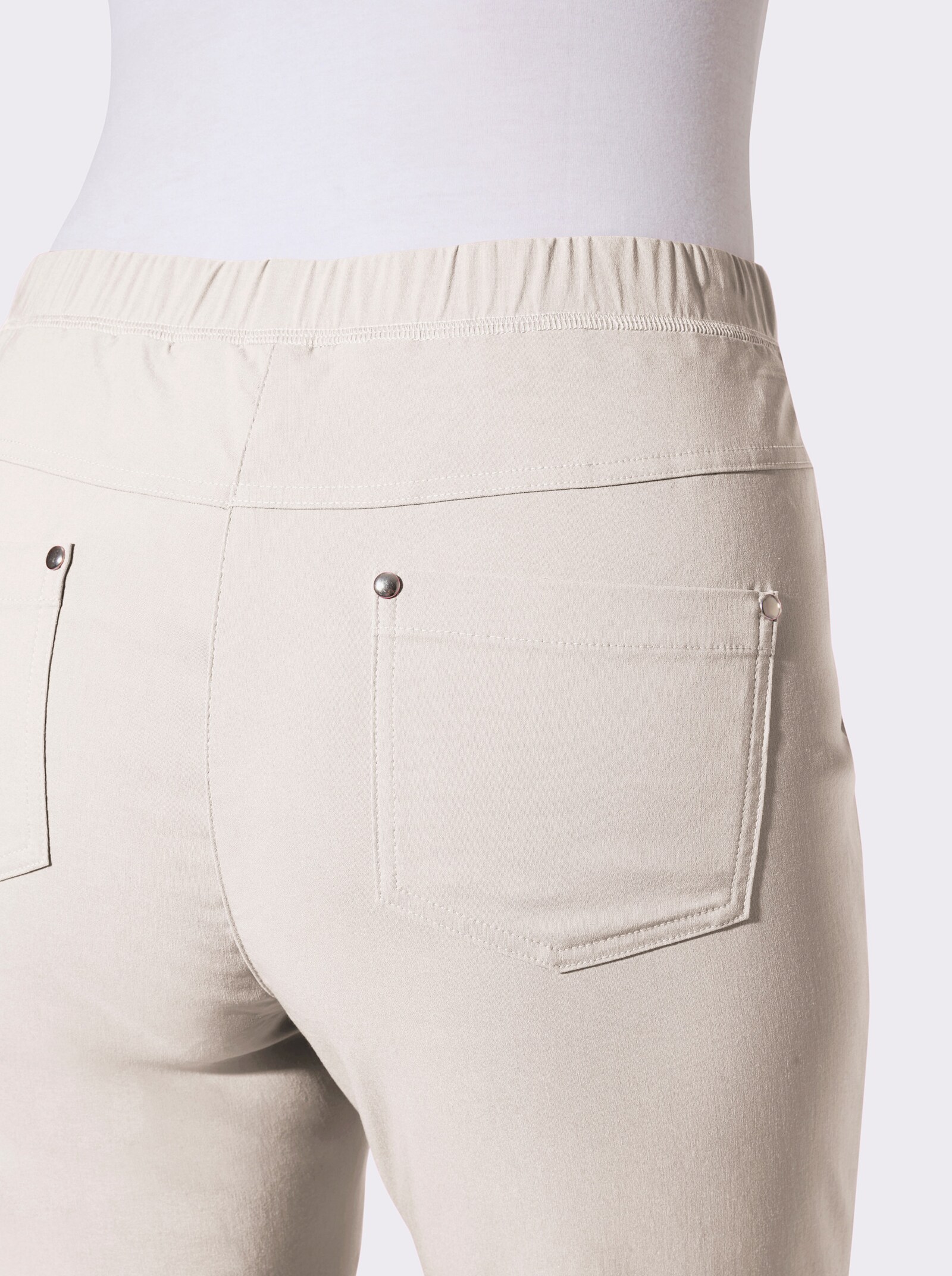 Bengalinhose in Schlupfform - weiß