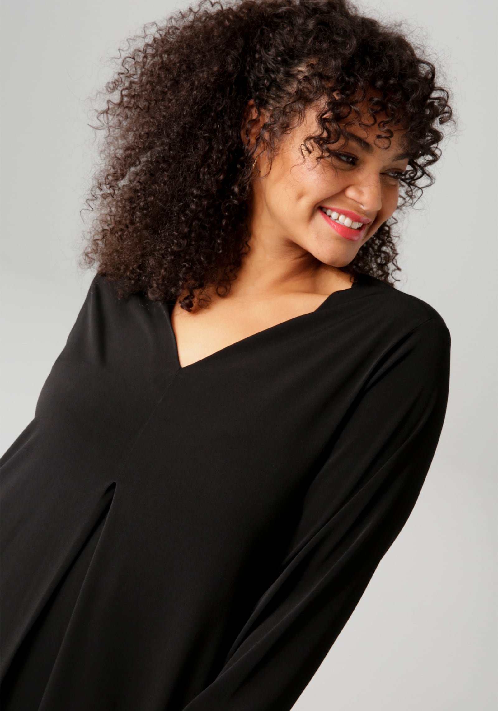 Aniston PLUS Maxikleid - schwarz