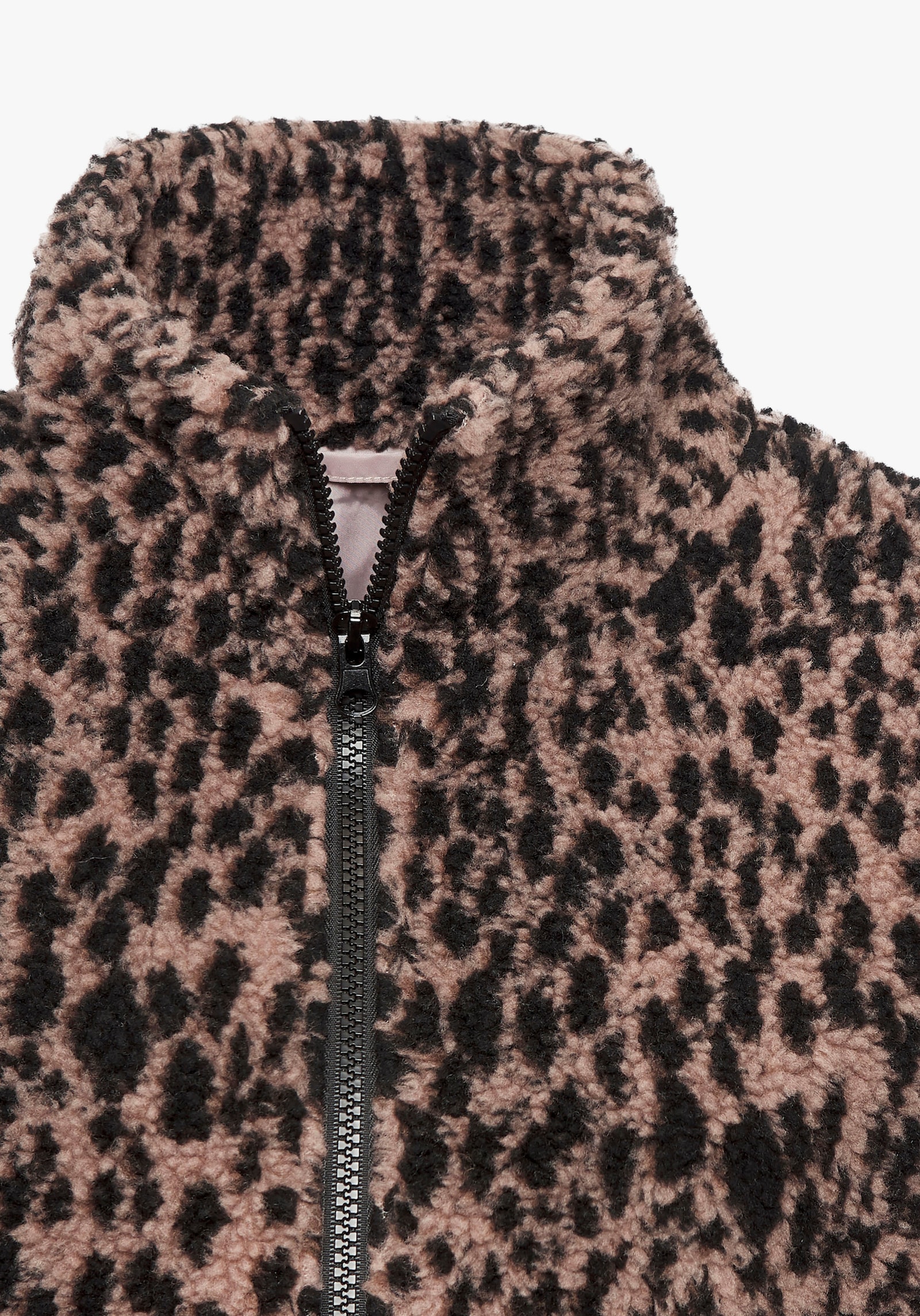 LASCANA Fleecejacke - leo-braun