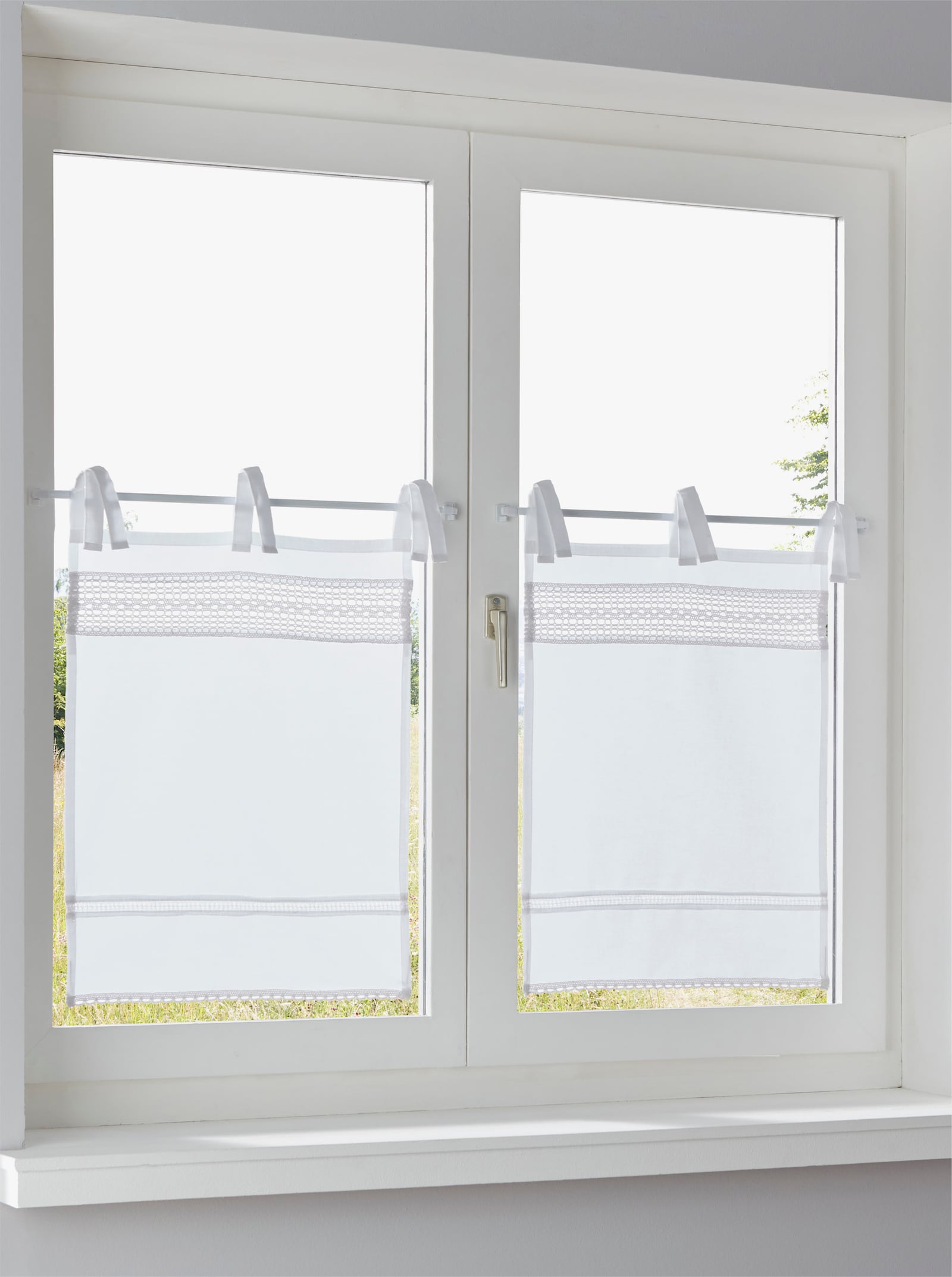 heine home raamdecoratie - wit