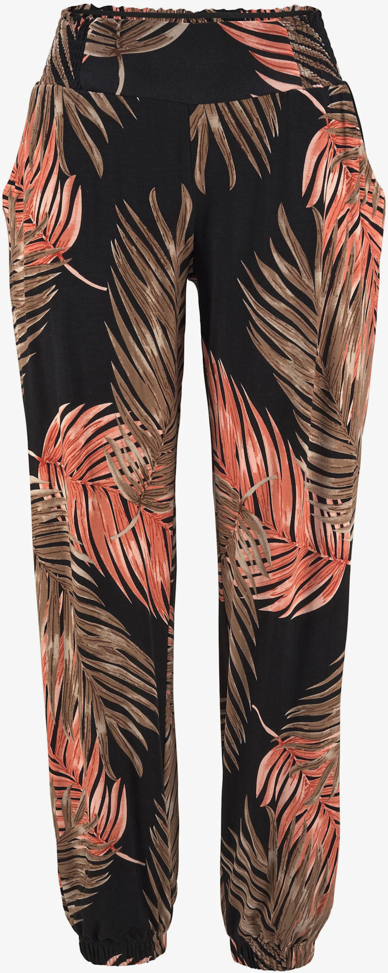 LASCANA Strandhose - braun-orange