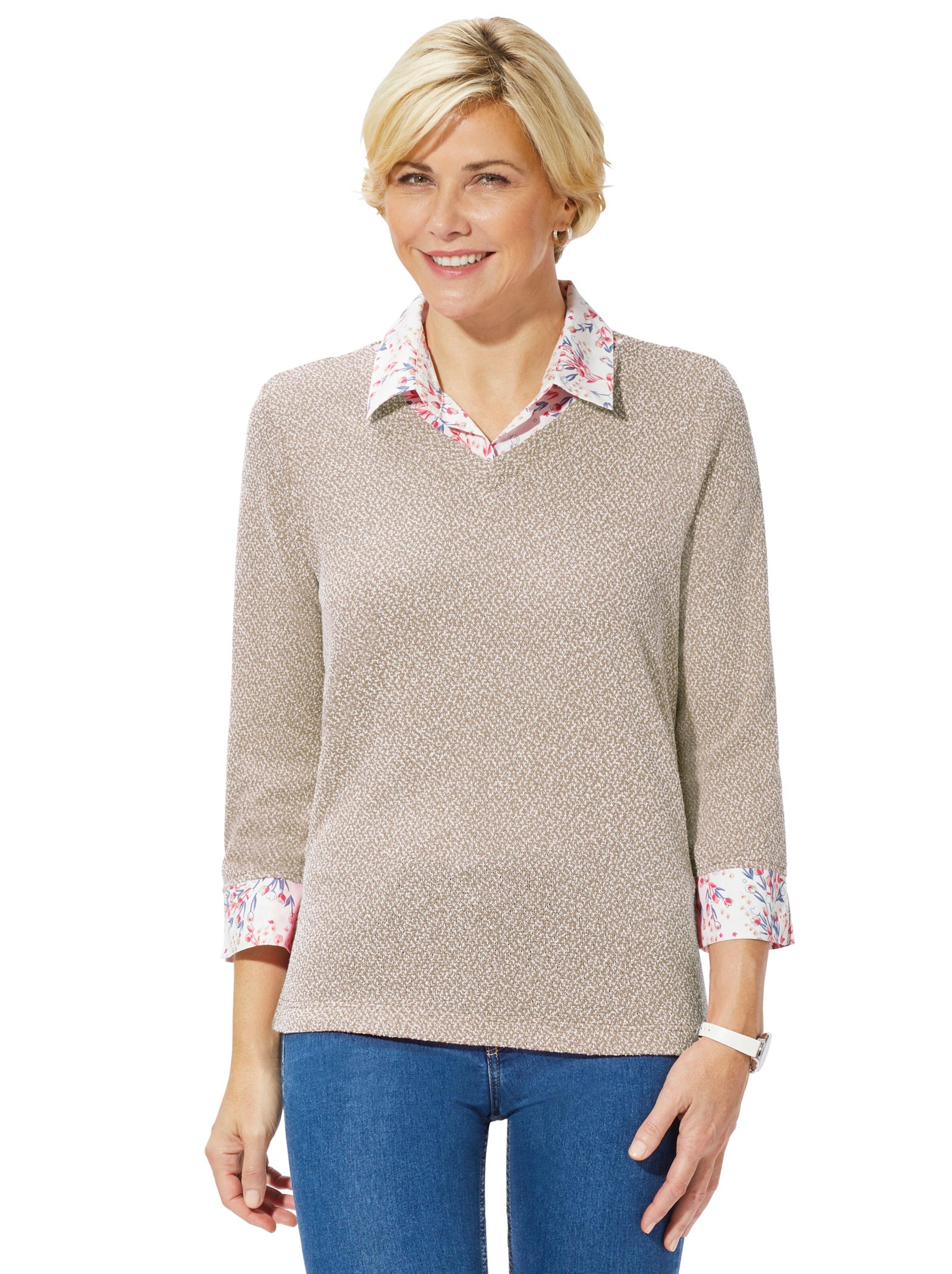 Shirt - sand-meliert