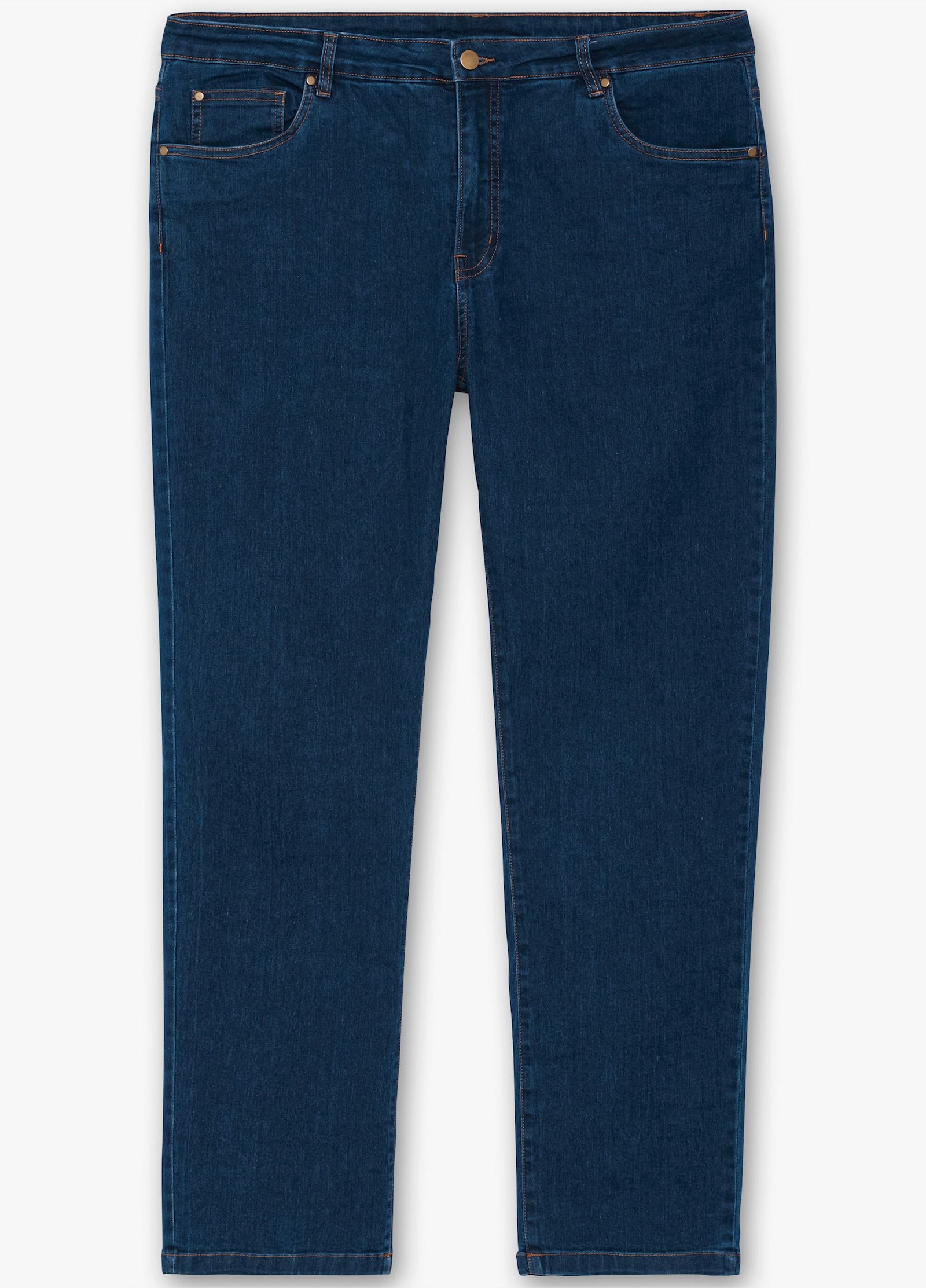 5-Pocket-Jeans mit bestickten Gesäßtaschen - blue-stone-washed