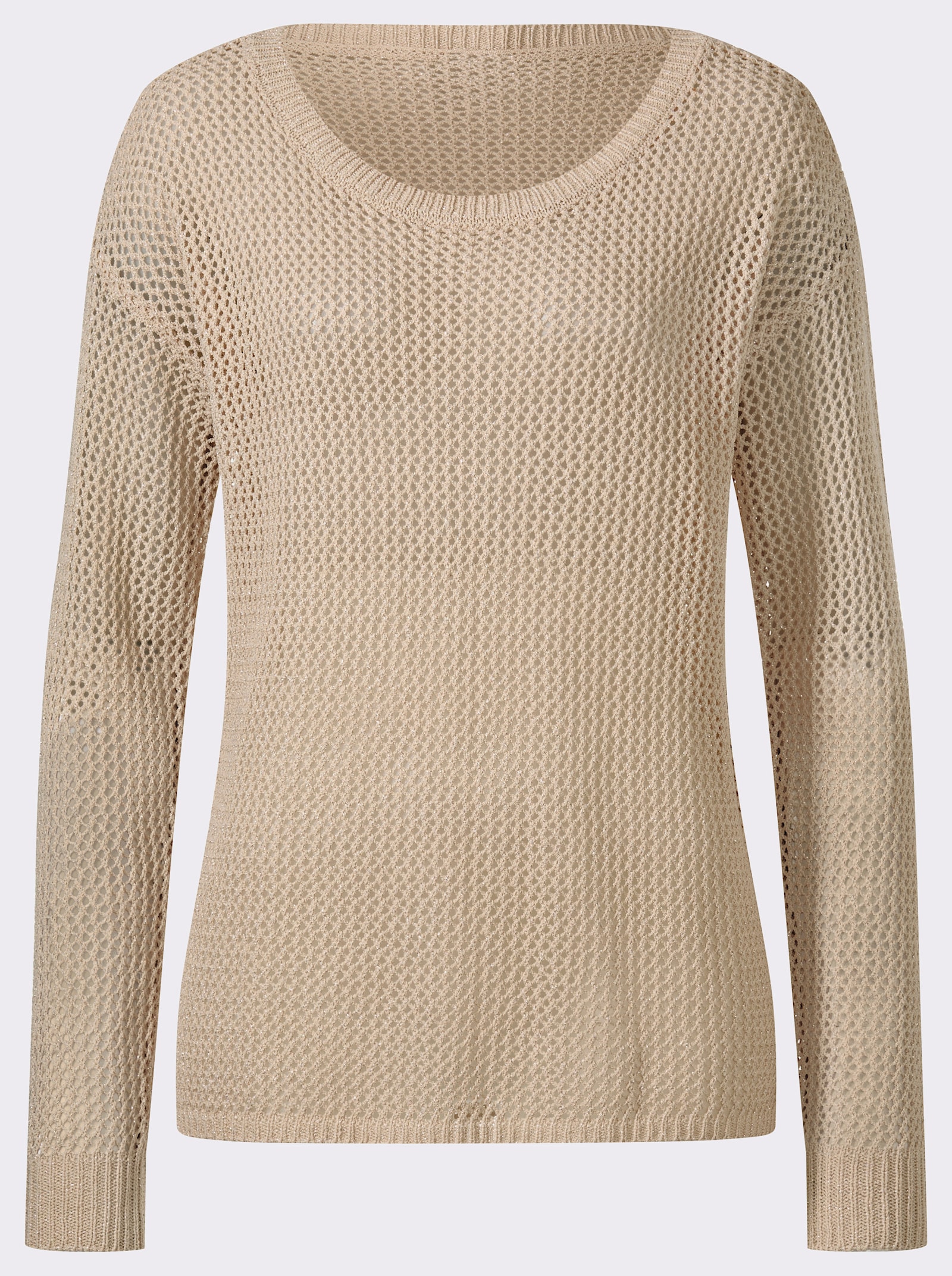 heine Ajourpullover - elfenbein