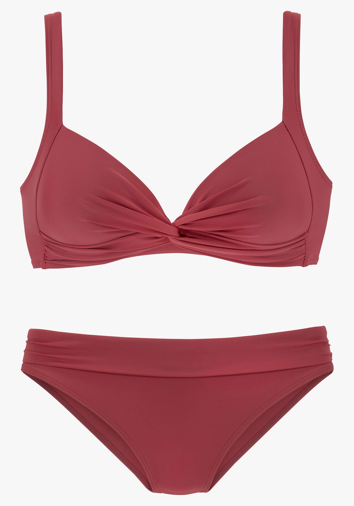 LASCANA Triangel-Bikini - rostrot