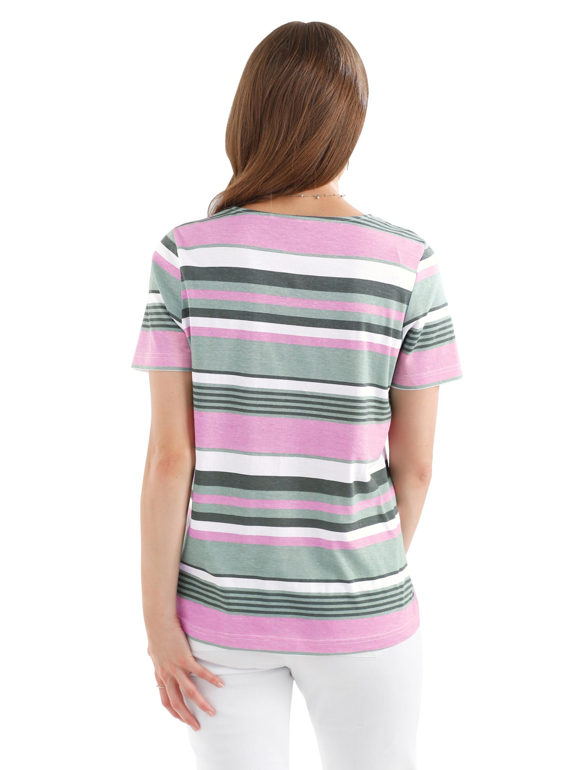 Shirt - mint-geringelt