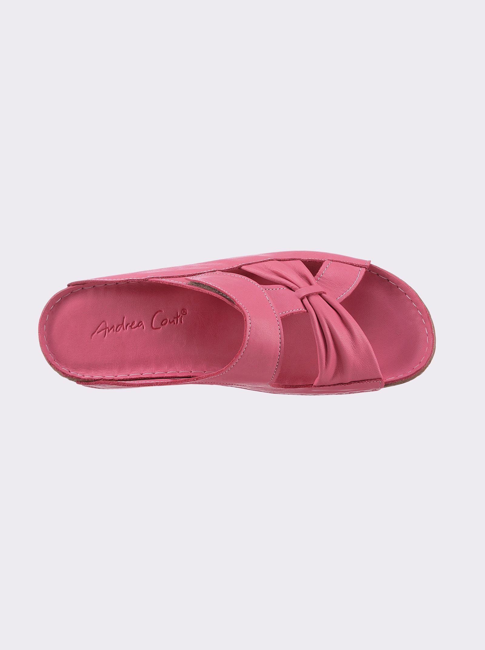 Andrea Conti Pantolette in extra leichter Qualität - altrosa