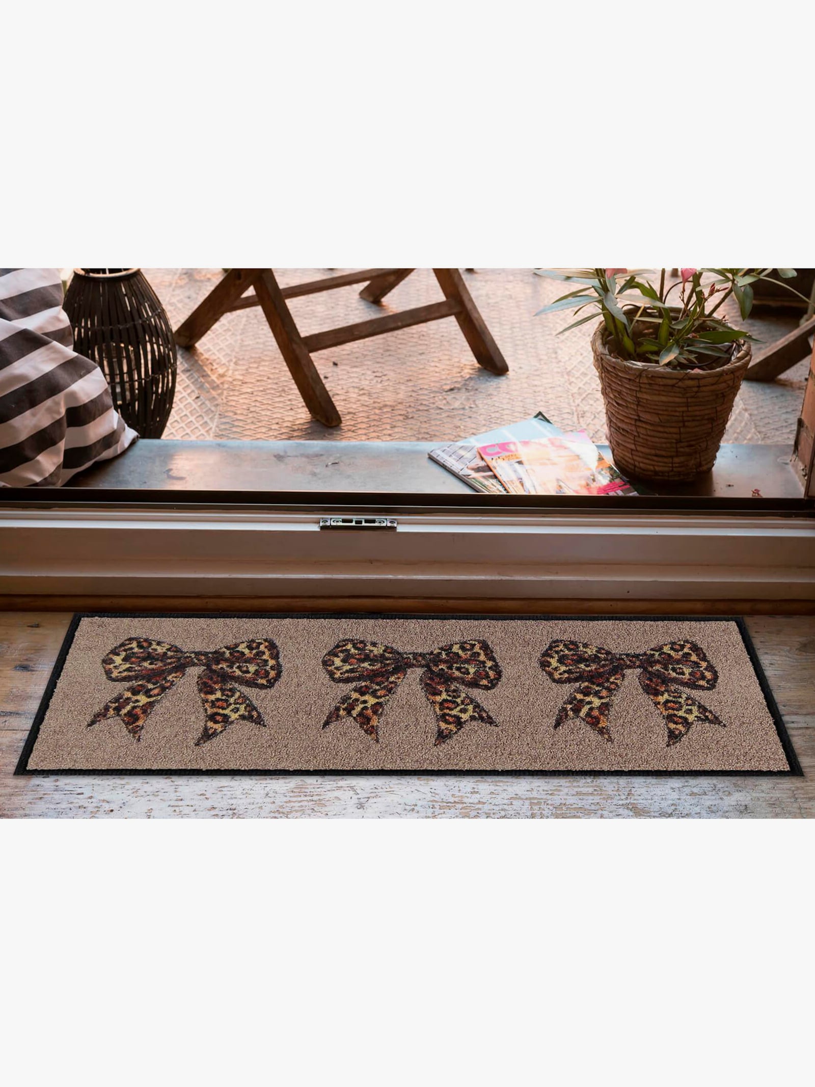 Salonloewe Fußmatte - taupe-braun
