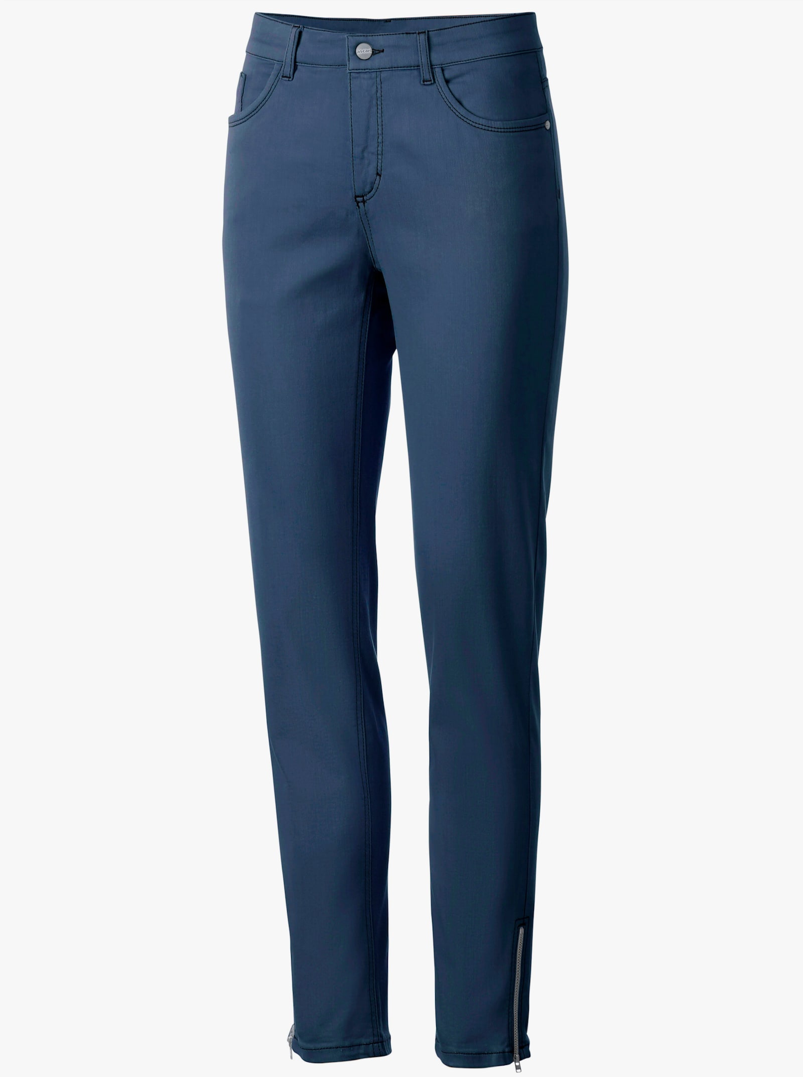 Ascari Stretch-Jeans mit Bauch-weg-Effekt - blue-black