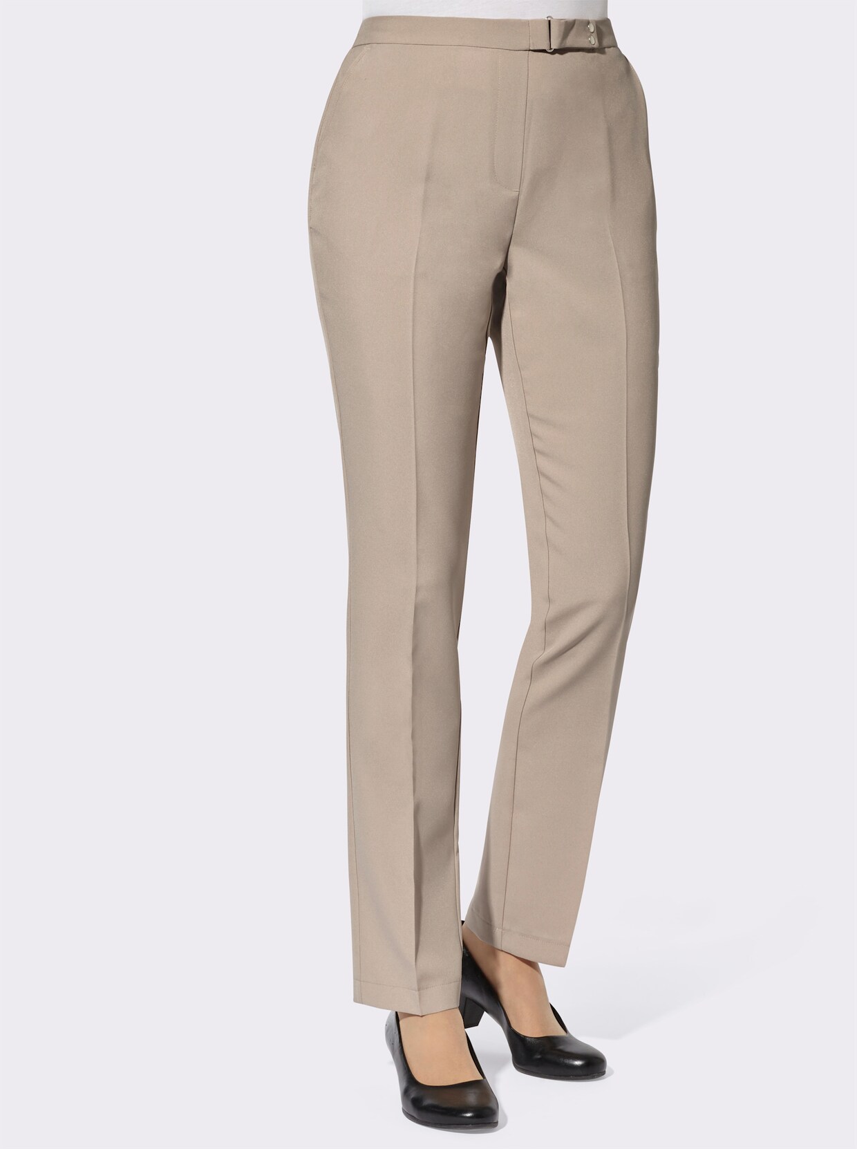 Schlupfhose - beige + beige-meliert