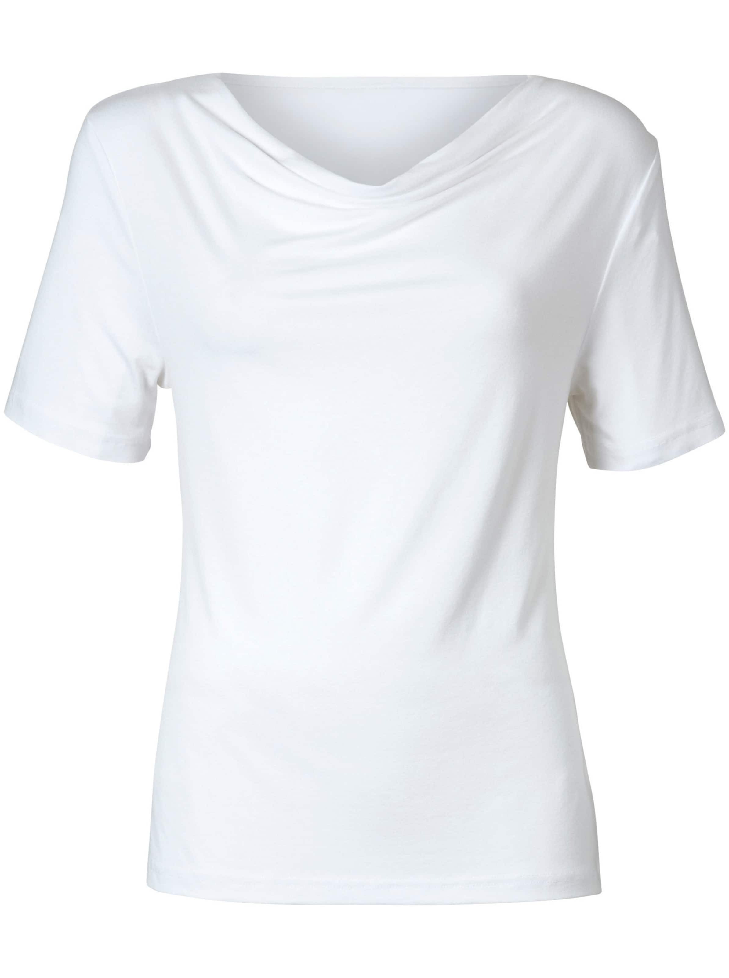 Weiß Wasserfallshirt - Bild 3