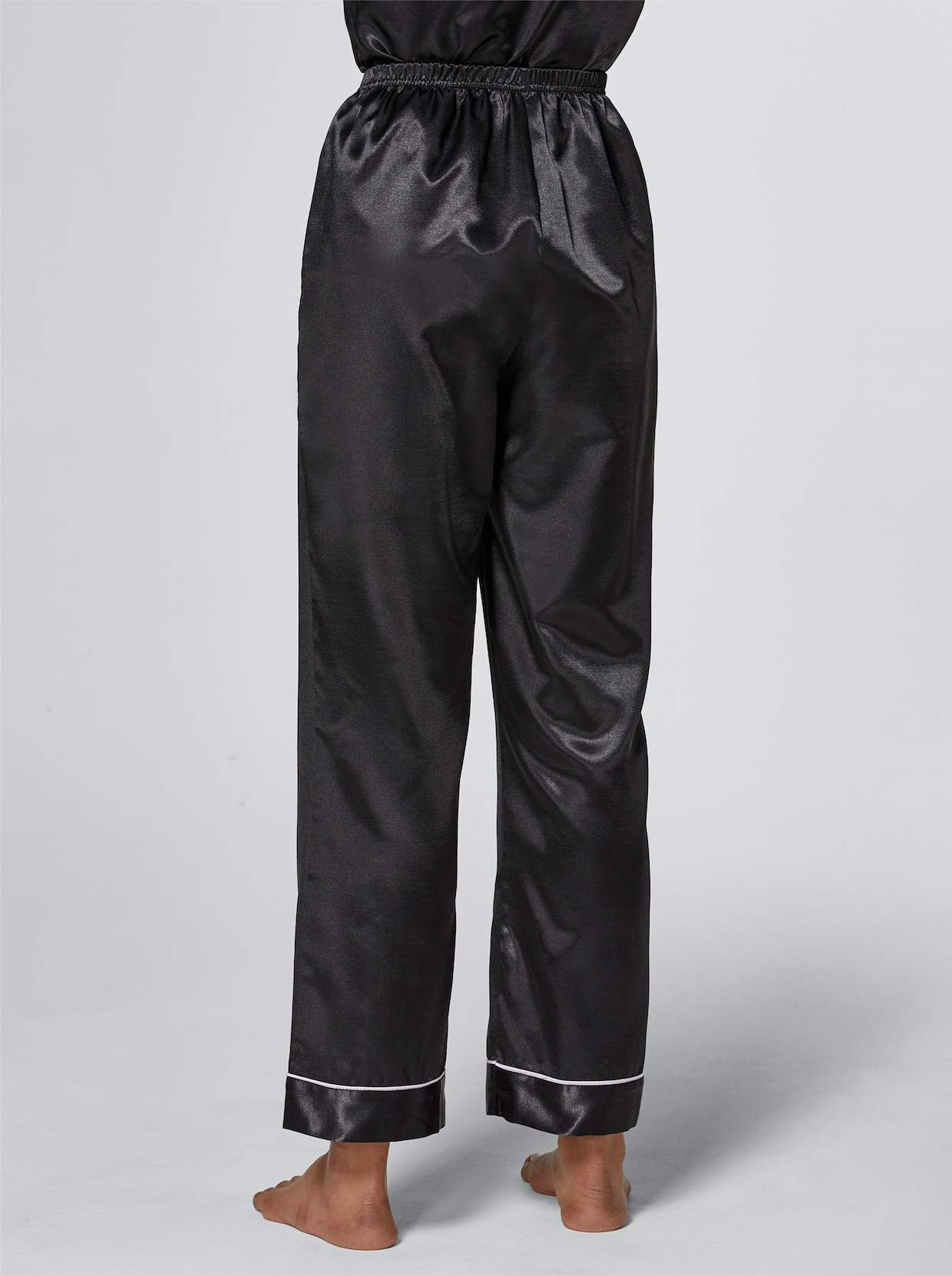 wäschepur Schlafanzug-Hose - schwarz