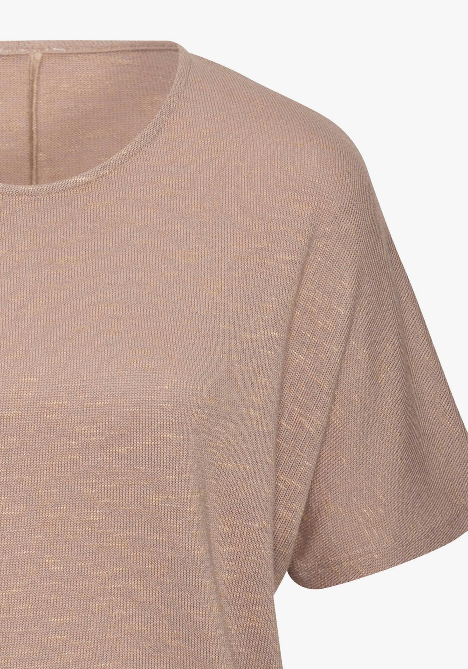 Vivance Kurzarmshirt - beige, schwarz