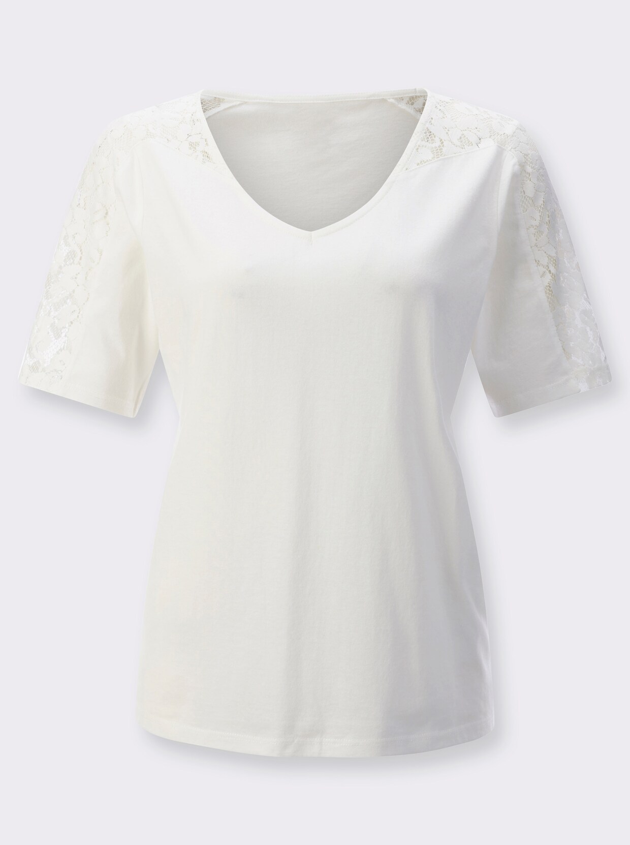 Kanten shirt - ecru