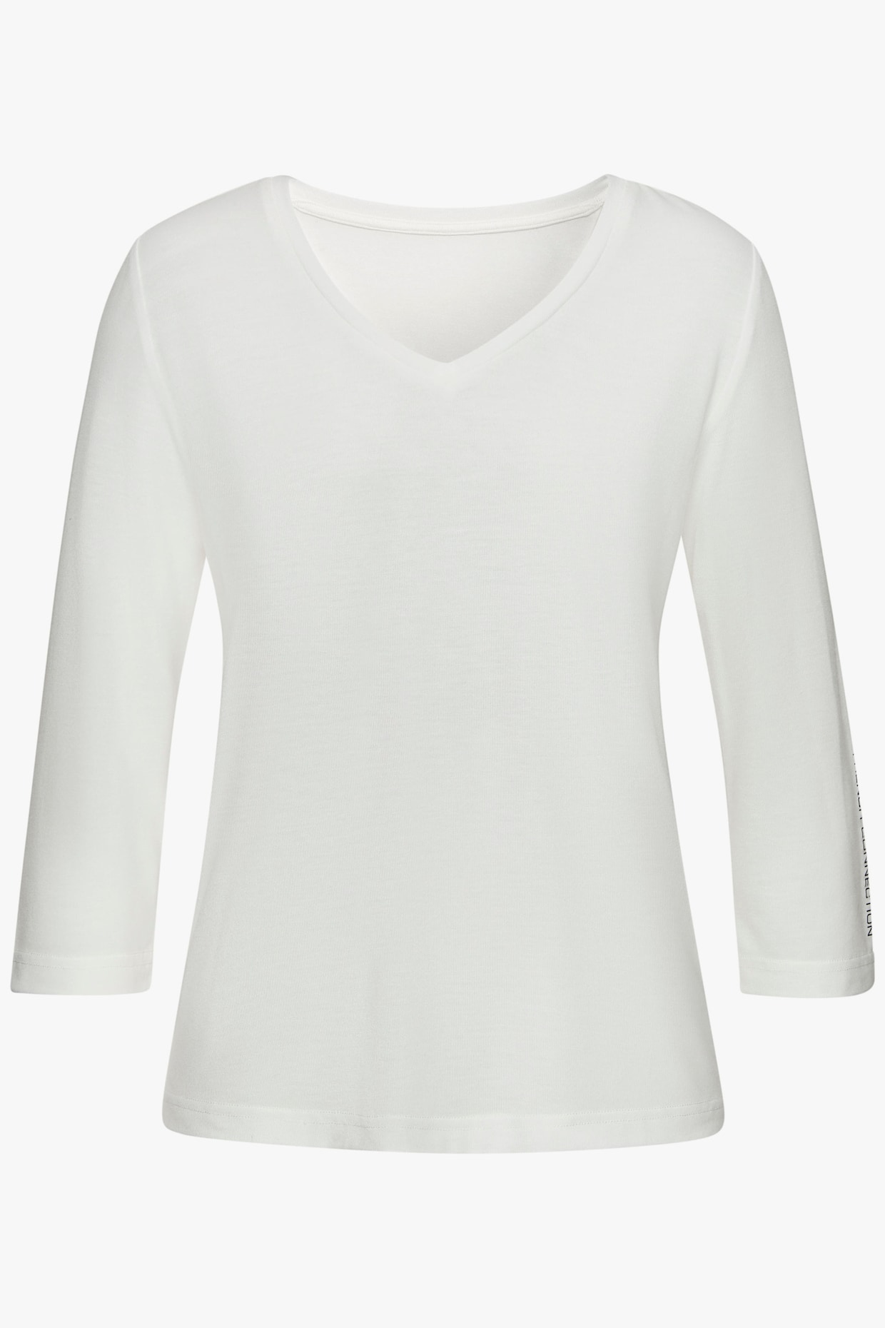 Shirt met 3/4-mouw - wit