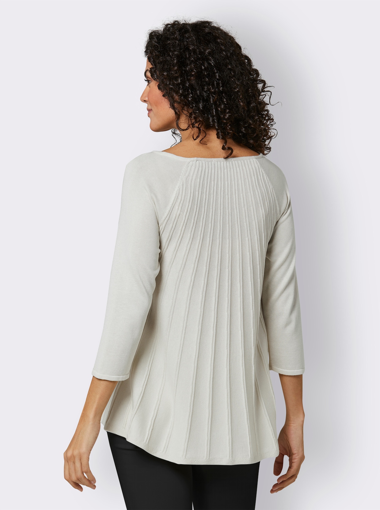 CREATION L PREMIUM 3/4 Arm-Pullover - champagner