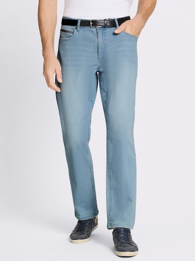 Jeans mit effektvoller Waschung - blue-bleached