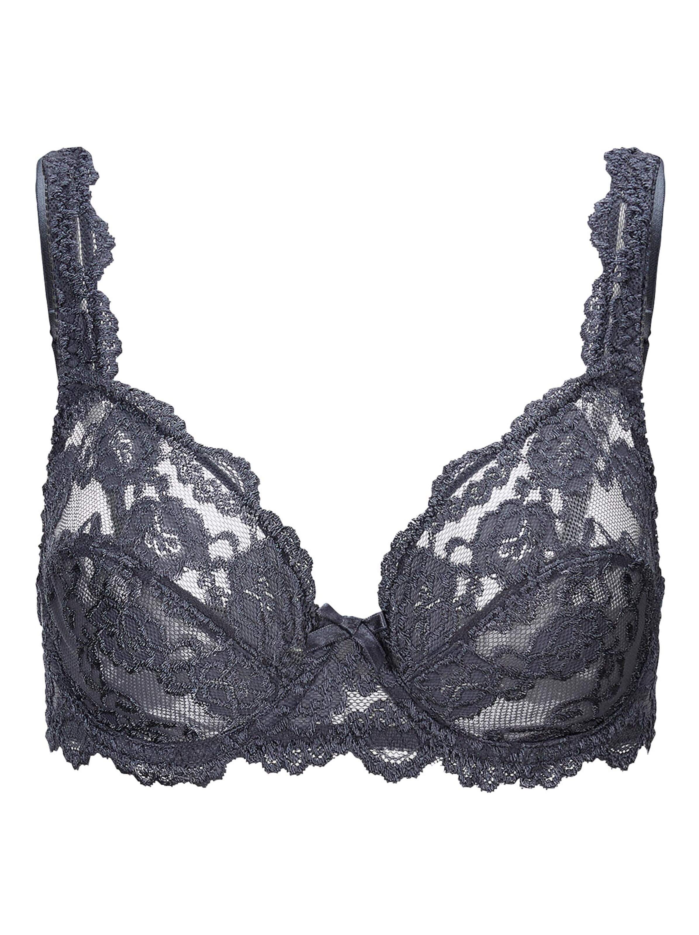 Sassa Bügel-BH - schwarz + anthrazit