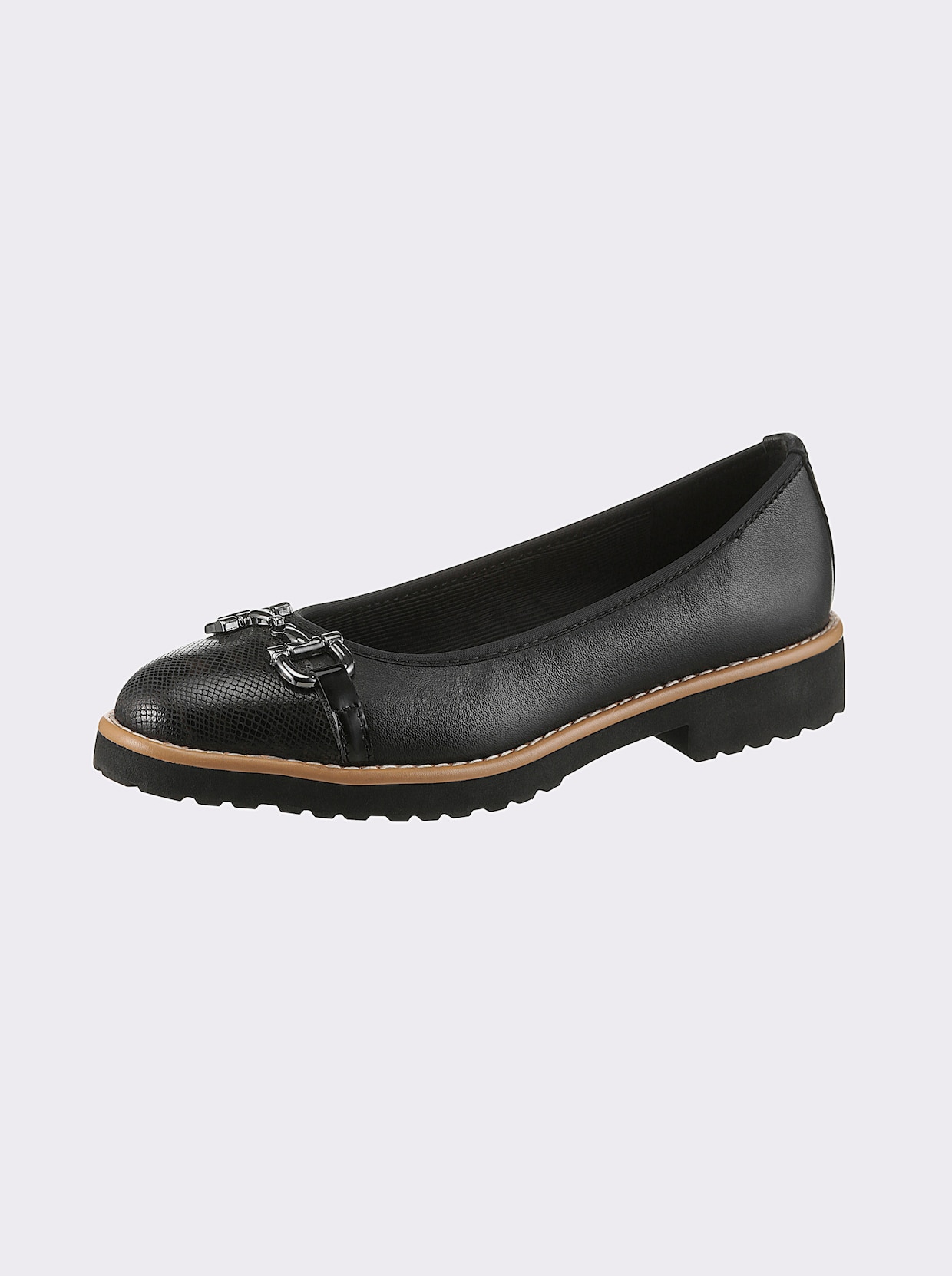 heine ballerina - zwart
