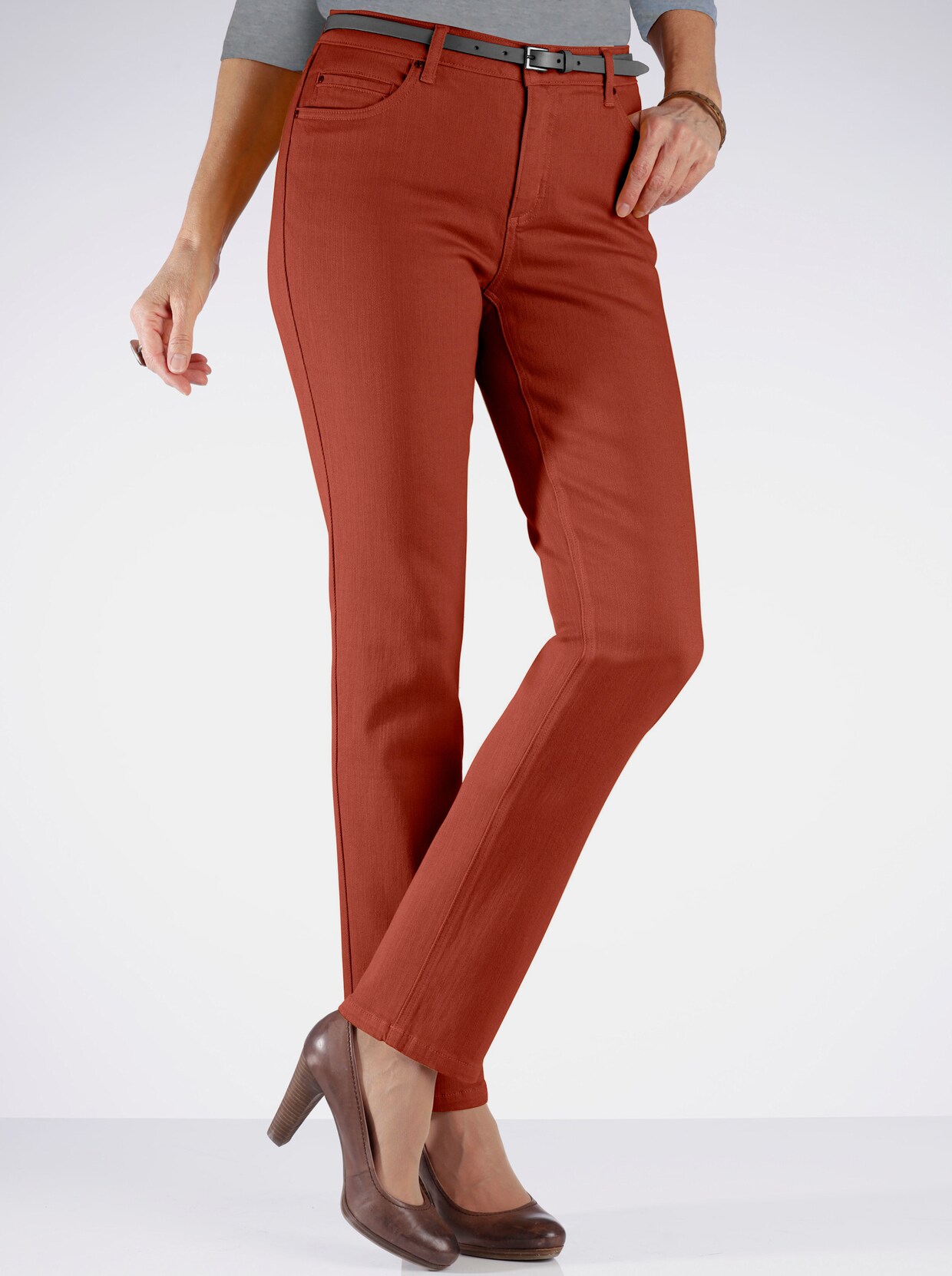 Jeans - rostrot