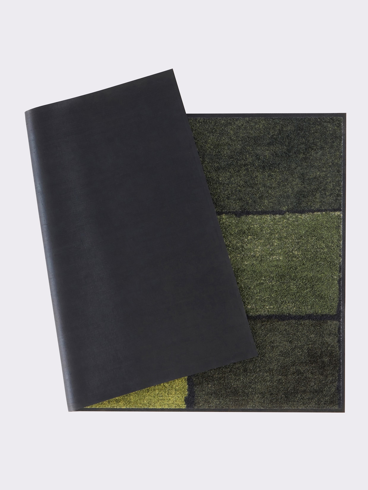 Salonloewe Voetmat - groen gedessineerd