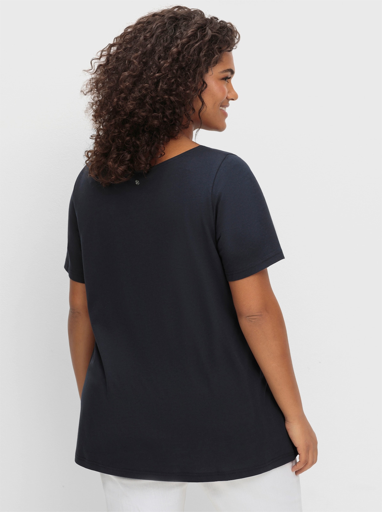 sheego T-shirt - diepblauw
