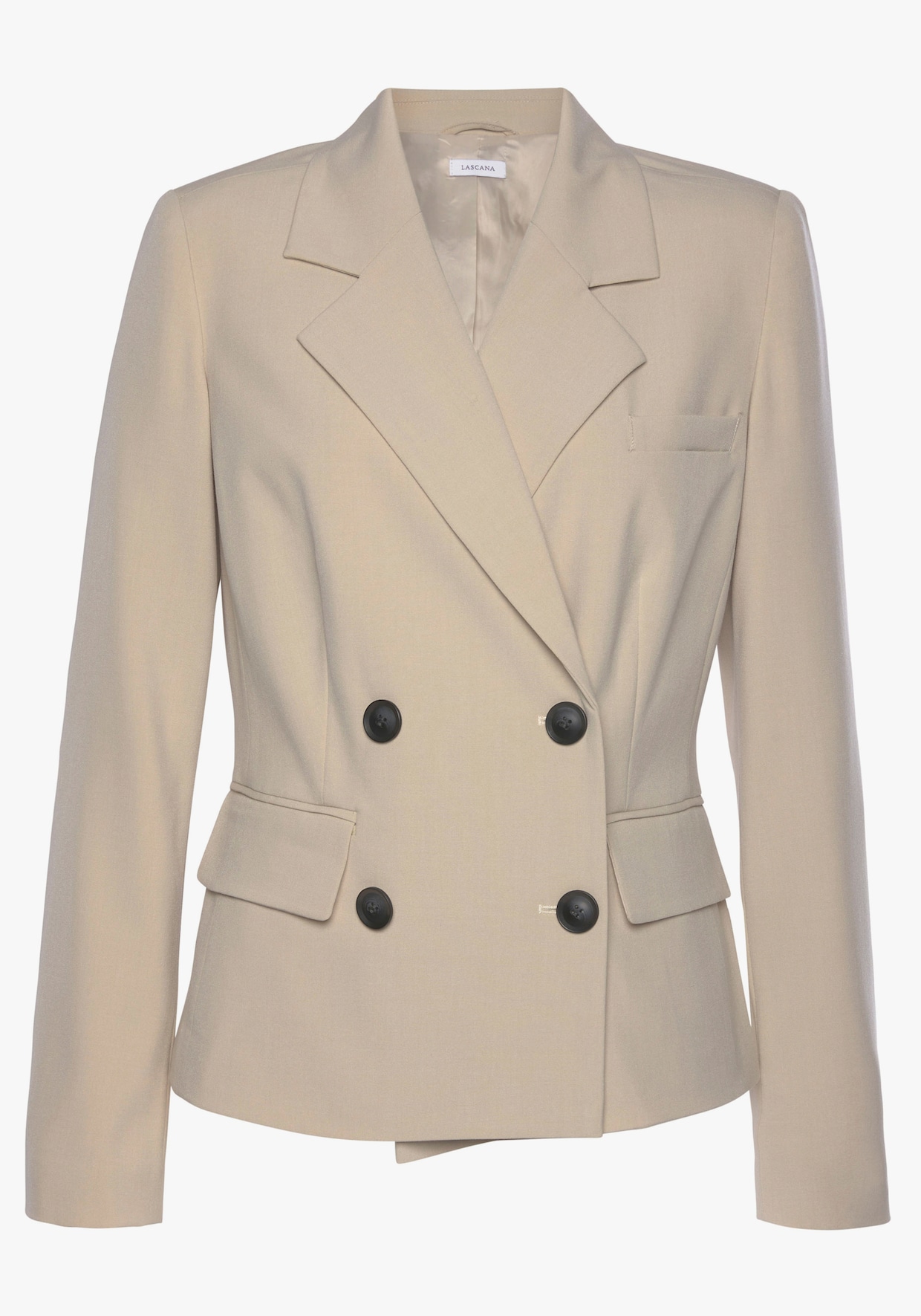 LASCANA Korte blazer - zand