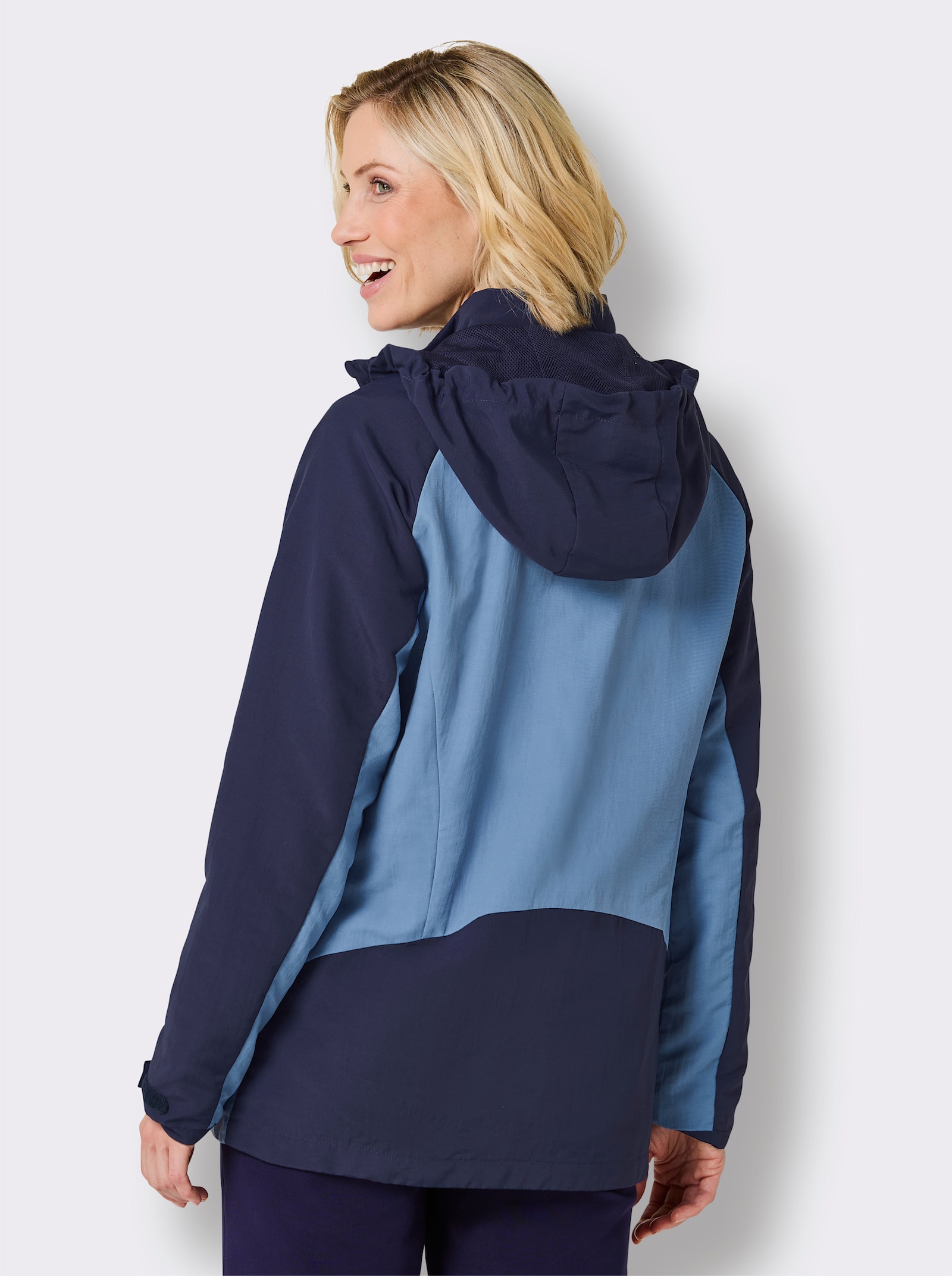 Catamaran Sports Funktionsjacke mit 1 Reißverschluss-Innentasche - mittelblau-marine