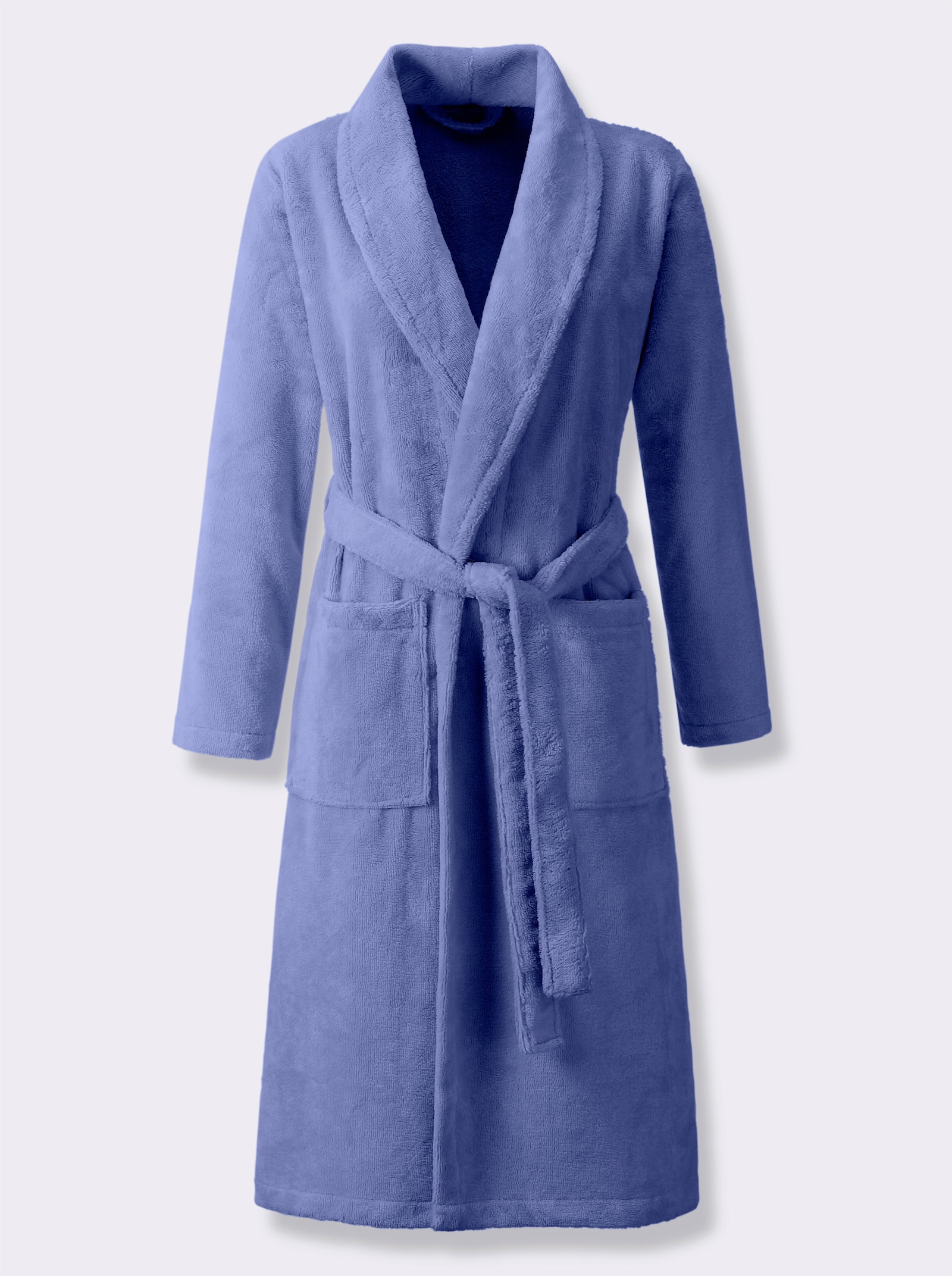 Plantier Bademantel - blau