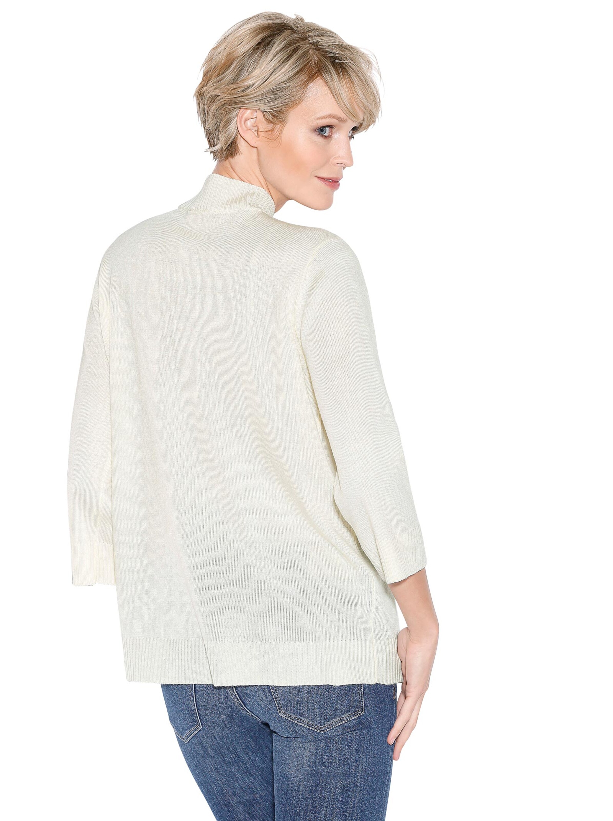 Pullover - wollweiß