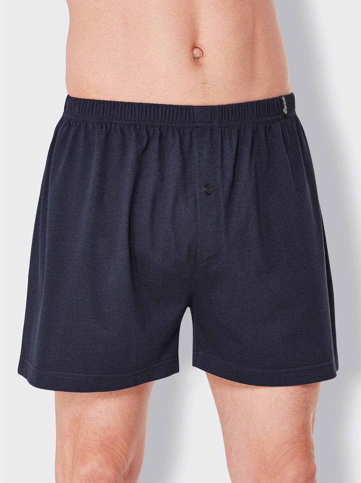 KINGsCLUB Boxershorts - marine-gestreift + marine + marine-kariert