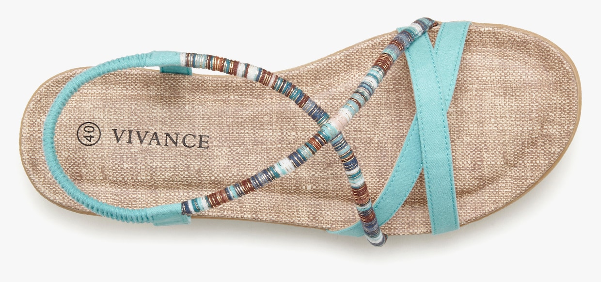 Vivance slipper - turquoise