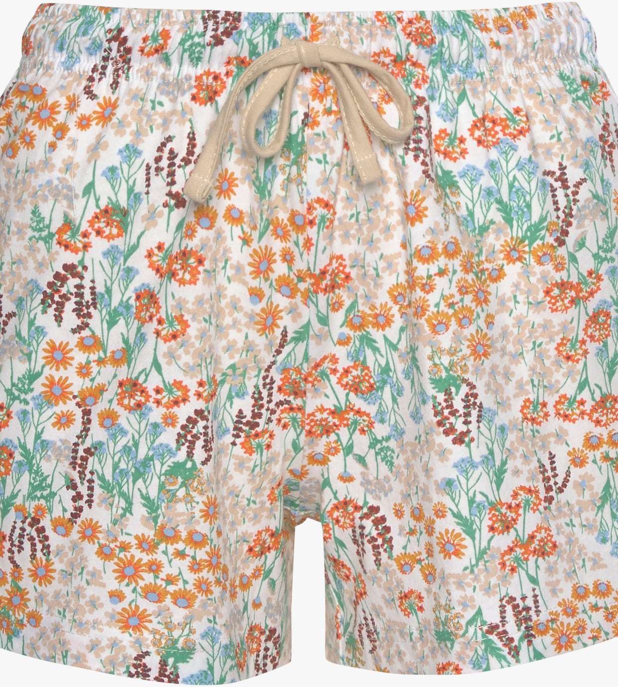 Vivance Dreams shortama - grijs gebloemd, zand gebloemd